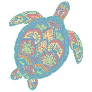 Flow Turtle Decal - 20940